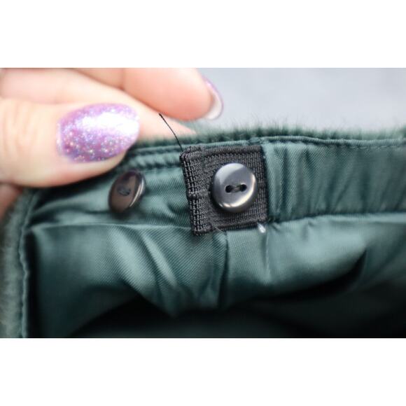 Tiki Event Skirt Womens 12 Green Lightweight A-Line Horse Hair Midi Modest - Picture 9 of 16